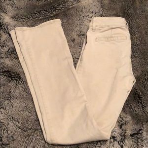 Abercrombie girls size 14 skim khaki pants.